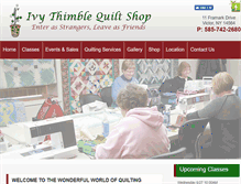 Tablet Screenshot of ivythimble.com